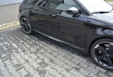 Maxton Design Racing bočné prahové lišty AUDI RS3 8V po FL Sportback Ver.1 - čierny 