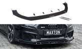 Maxton Design Racing spoiler predného nárazníka AUDI RS3 8V po FL Sportback Ver.2 - čierny 