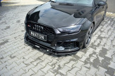 Maxton Design Racing spoiler predného nárazníka AUDI RS3 8V po FL Sportback Ver.1 - čierny 