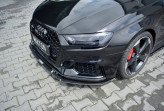 Maxton Design Racing spoiler predného nárazníka AUDI RS3 8V po FL Sportback Ver.1 - čierny 