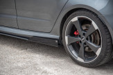 Maxton Design krídielka bočných prahových líšt AUDI RS3 8V Sportback - čierny lesklý