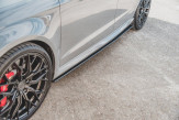 Maxton Design bočné prahové lišty Racing Durability AUDI RS3 8V Sportback - čierny 
