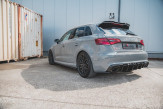 Maxton Design bočné prahové lišty Racing Durability AUDI RS3 8V Sportback - čierny 