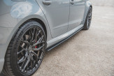 Maxton Design bočné prahové lišty Racing Durability AUDI RS3 8V Sportback - čierno červený