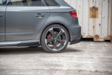 Maxton Design zadné bočné krídielka AUDI RS3 8V Sportback - čierny lesklý