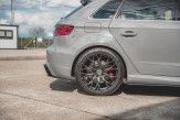 Maxton Design bočné spoilery zadného nárazníka Racing Durability AUDI RS3 8V Sportback - čierny 