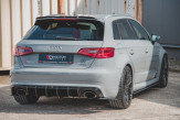 Maxton Design bočné spoilery zadného nárazníka Racing Durability AUDI RS3 8V Sportback - čierny 