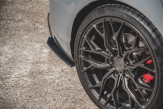 Maxton Design bočné spoilery zadného nárazníka Racing Durability AUDI RS3 8V Sportback - čierno červený