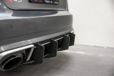 Maxton Design difúzor zadného nárazníka Racing Durability AUDI RS3 8V Sportback Ver.2 - čierno červený
