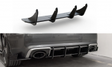 Maxton Design difúzor zadného nárazníka Racing Durability AUDI RS3 8V Sportback Ver.1 - čierno červený