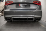 Maxton Design difúzor zadného nárazníka Racing Durability AUDI RS3 8V Sportback Ver.1 - čierno červený