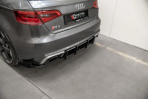 Maxton Design difúzor zadného nárazníka Racing Durability AUDI RS3 8V Sportback Ver.1 - čierno červený