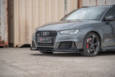 Maxton Design krídielka spoilera predného nárazníka AUDI RS3 8V Sportback - čierny lesklý