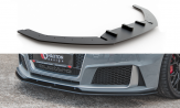Maxton Design spoiler predného nárazníka Racing Durability AUDI RS3 8V Sportback - čierno červený