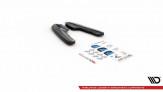 Maxton Design bočné spoilery zadného nárazníka AUDI RS3 8V Sportback Ver.2 - čierny lesklý  