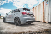 Maxton Design spoiler zadného nárazníka AUDI RS3 8V Sportback - čierny lesklý  