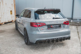 Maxton Design spoiler zadného nárazníka AUDI RS3 8V Sportback - čierny lesklý  