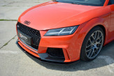 Maxton Design spoiler predného nárazníka AUDI TT RS 8S Ver.1 - čierny lesklý  