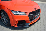 Maxton Design spoiler predného nárazníka AUDI TT RS 8S Ver.2 - čierny lesklý  