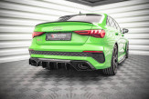 Maxton Design spoiler zadného nárazníka AUDI RS3 8Y - čierny lesklý  