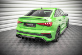 Maxton Design spoiler zadného nárazníka AUDI RS3 8Y - čierny lesklý  