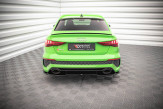 Maxton Design stredový spoiler zadného nárazníka AUDI RS3 8Y Sedan - čierny lesklý  