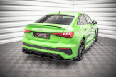 Maxton Design stredový spoiler zadného nárazníka AUDI RS3 8Y Sedan - čierny lesklý  