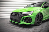 Maxton Design krídielka spoilera predného nárazníka AUDI RS3 8Y - čierny