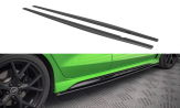 Maxton Design bočné prahové lišty Street Pro AUDI RS3 8Y Sedan - čierny 