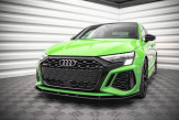 Maxton Design spoiler predného nárazníka Street Pro AUDI RS3 8Y - čierny 