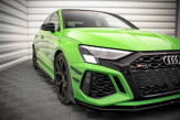 Maxton Design prítlačné krídielka predného nárazníka (canards) AUDI RS3 8Y - čierny