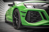 Maxton Design prítlačné krídielka predného nárazníka (canards) AUDI RS3 8Y - čierny