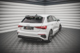 Maxton Design predĺženie strešného spoilera AUDI RS3 / S3 / A3 S-line 8Y Sportback Ver.2 - čierny lesklý  