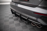 Maxton Design difúzor zadného nárazníka Street Pro AUDI S3 8Y Sedan - čierno červený 