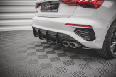 Maxton Design difúzor zadného nárazníka Street Pro AUDI S3 8Y Sportback - červenýy 