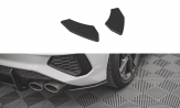 Maxton Design bočné spoilery zadného nárazníka Street Pro AUDI S3 8Y Sportback - čierno červený