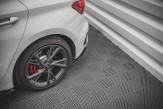 Maxton Design bočné spoilery zadného nárazníka Street Pro AUDI S3 8Y Sportback - čierno červený