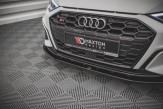 Maxton Design spoiler predného nárazníka AUDI S3 / A3 S-Line 8Y Ver.1 - čierny lesklý  