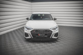 Maxton Design spoiler predného nárazníka AUDI S3 / A3 S-Line 8Y Ver.1 - čierny lesklý  