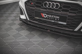 Maxton Design spoiler predného nárazníka AUDI S3 / A3 S-Line 8Y Ver.2 - čierny lesklý  