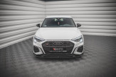 Maxton Design spoiler predného nárazníka AUDI S3 / A3 S-Line 8Y Ver.3 - čierny lesklý  