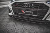 Maxton Design spoiler predného nárazníka AUDI S3 / A3 S-Line 8Y Ver.3 - čierny lesklý  