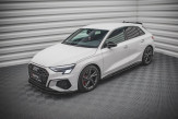 Maxton Design bočné prahové lišty AUDI S3 / A3 S-Line 8Y - čierny lesklý  