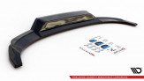 Maxton Design stredový spoiler zadného nárazníka (s vertikálnym rebrovaním) AUDI A3 S-Line 8Y Sportback - čierny lesklý  