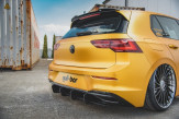 Maxton Design difúzor zadného nárazníka Racing Durability VW Golf VIII Ver.2 - čierno červený 