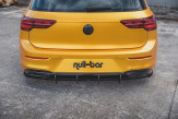 Maxton Design difúzor zadného nárazníka Racing Durability VW Golf VIII Ver.1 - červený
