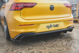 Maxton Design bočné spoilery zadného nárazníka VW Golf VIII - čierny lesklý  