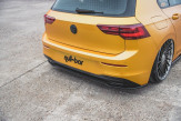 Maxton Design stredový spoiler zadného nárazníka VW Golf VIII - čierny lesklý  