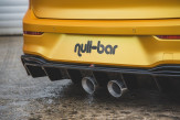 Maxton Design spoiler zadného nárazníka (R32 Look) VW Golf VIII - čierny lesklý  