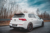 Maxton Design predĺženie strešného spoilera VW Golf VIII GTI / R Ver.2 - čierny lesklý  